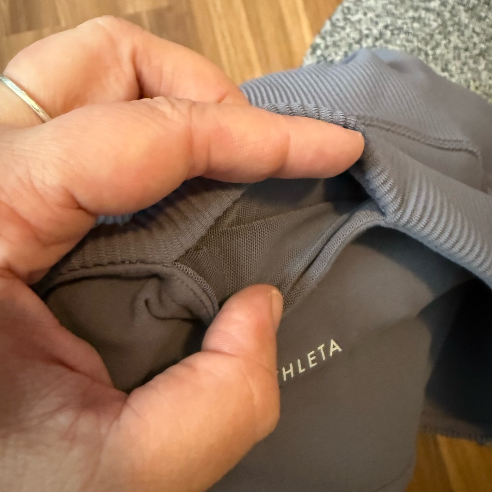 Athleta Elation Ribbed Leggings in Gray - Picture 3 of 4